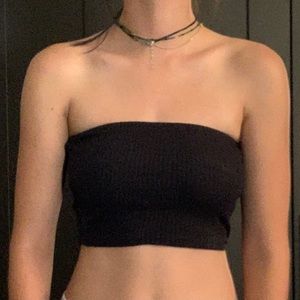 urban outfitters tube top (black)